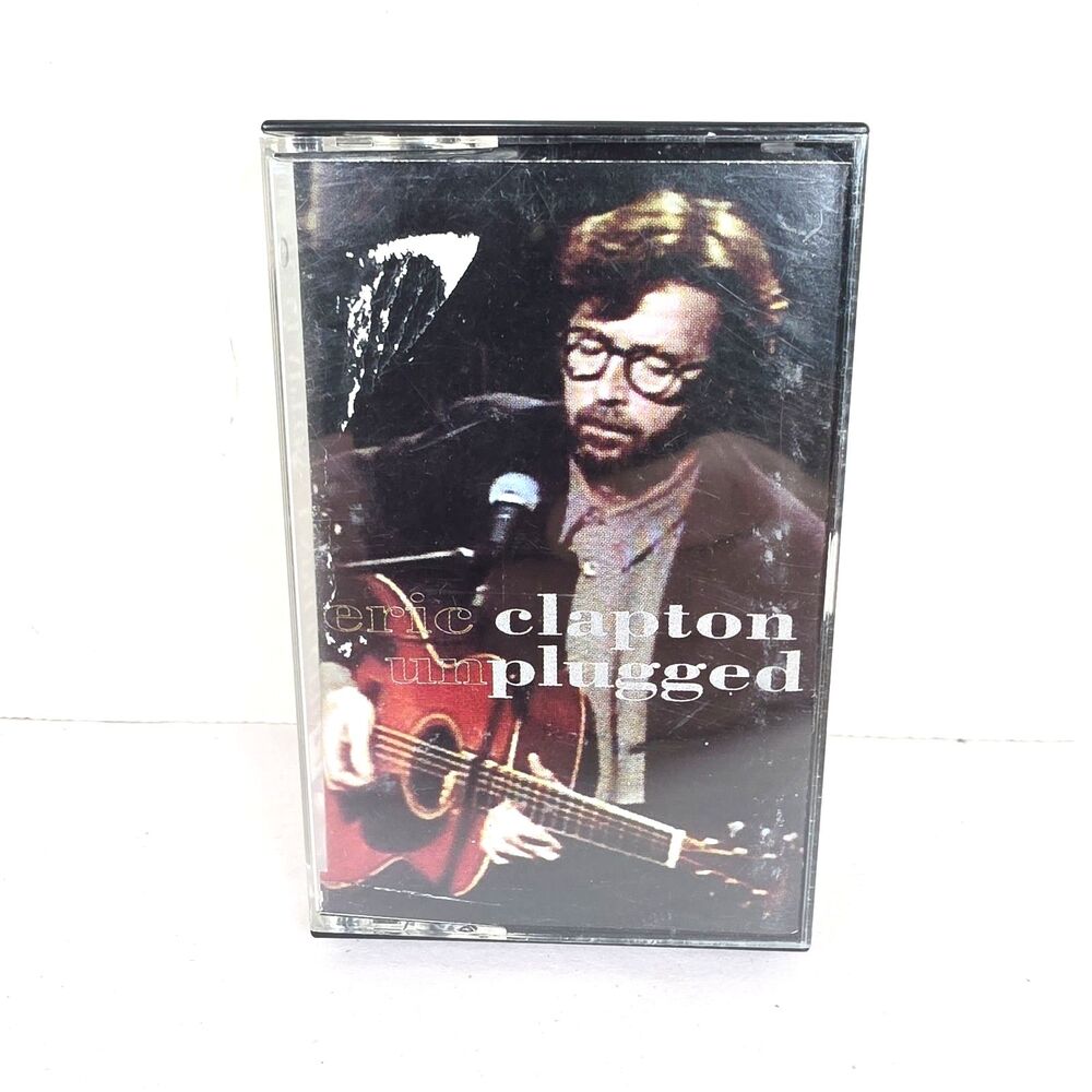 Eric Clapton, Unplugged, Audio Cassette Tape 1992, Classic Rock, Tears in Heaven